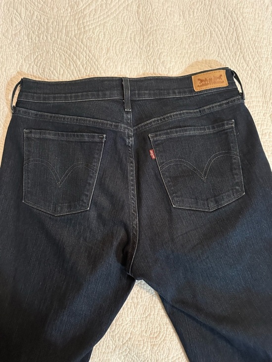 Levi's Denim - Levi's Women’s 505 Dark Wash Straight Jeans 6